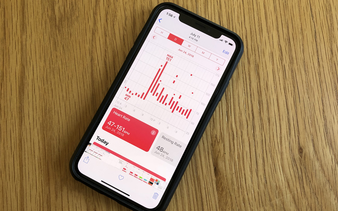 Heart Measurements in the Health App